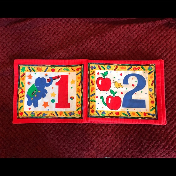 3/$10 Vintage Children’s Cloth Counting Book - Picture 3 of 7